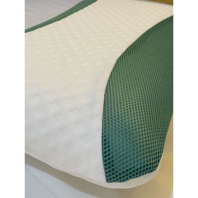 Eucalyptus Infused Memory Foam Pillow With Removable Cover - Hypoallergenic & Breathable- 60x40x12cm