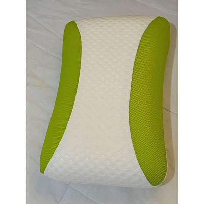 Aloe Vera Infused Memory Foam Pillow With Removable Cover - Hypoallergenic & Breathable- 60x40x12cm