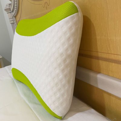 Aloe Vera Infused Memory Foam Pillow With Removable Cover - Hypoallergenic & Breathable- 60x40x12cm