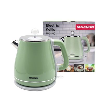 MAXQON Electric Kettle And Water Boiler 1.8L, Premium quality double-layer anti scalding, 304 Stainless steel, Boil-Dry Protection Cordless 360 degree rotational base, Coffee Tea Pot