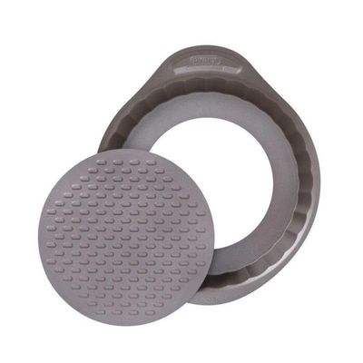 Pyrex Asimetria 25cm Flan Pan Loose Base - Durable, Easy Release, Optimal Grip, Elegant Design