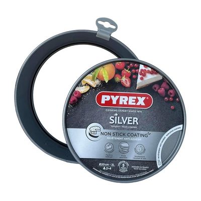 Pyrex Magic 20cm Non-Stick Silver Springform, 2.1-liter