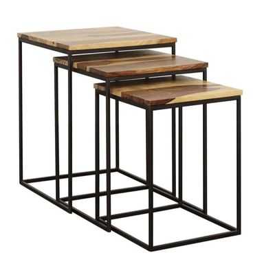 Nesting Set Of TWO  With Natural Finish