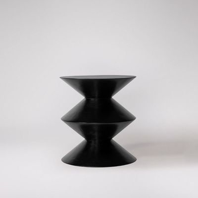 Chic Black Accent Table