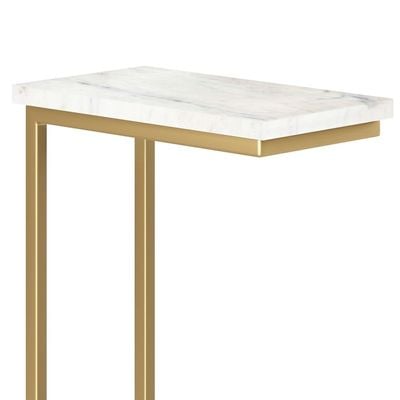 Contemporary Marble Accent Table