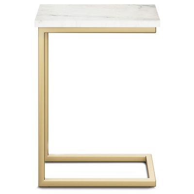 Contemporary Marble Accent Table