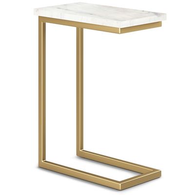 Contemporary Marble Accent Table