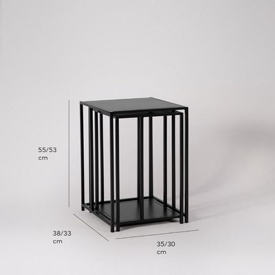 Midnight Trio Side Tables