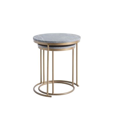 Mystic Grey Accent Table Set Of 2