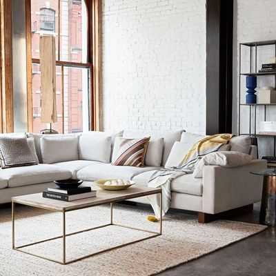 Sleek Rectangular Wooden Coffee Table