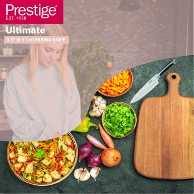 Prestige Ultimate 3.5" (8.5 Cm) PARING KNIFE
 - Silver | 2 Years Warranty