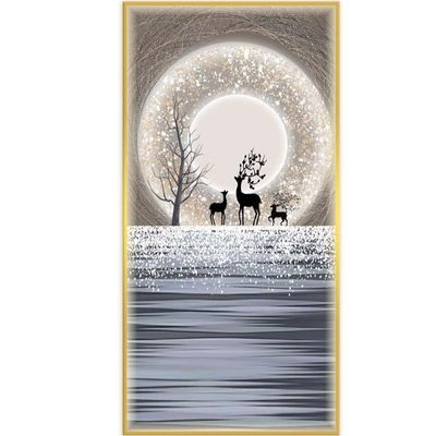 BLISS VIE Sea Deer Wall Painting 40x80 CM