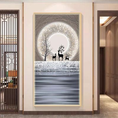 BLISS VIE Sea Deer Wall Painting 40x80 CM