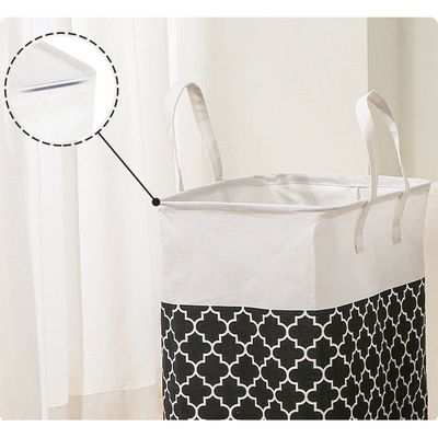 Foldable Laundry Basket with Handles – Large Capacity Clothes Storage Organizer (60x30x40 cm)