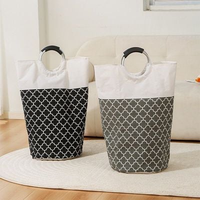 Foldable Laundry Basket with Handles – Large Capacity Clothes Storage Organizer (74x38 cm)