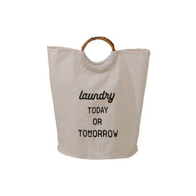 Foldable Laundry Basket with Handles – Large Capacity Clothes Storage Organizer (57x35 cm)