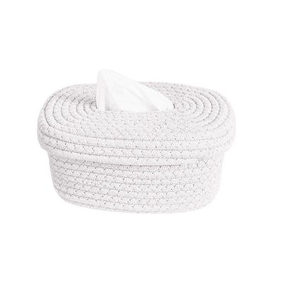 Handwoven Tissue Storage Box – Elegant and Durable Organizer for Home or Office (21x16x11 cm)