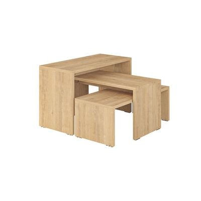 Mourah Kanta Coffee Table - Oak - 2 Years Warranty