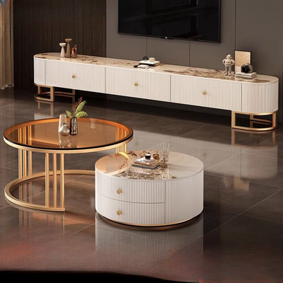 AWD Simple White Modern Living room Table Set. AWD Simple White Modern Living room Table Set.