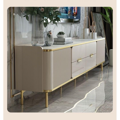TV Units for Living room with Storage Space Drawers - 220cm