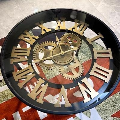 AWD Creative Round Clock End Table.