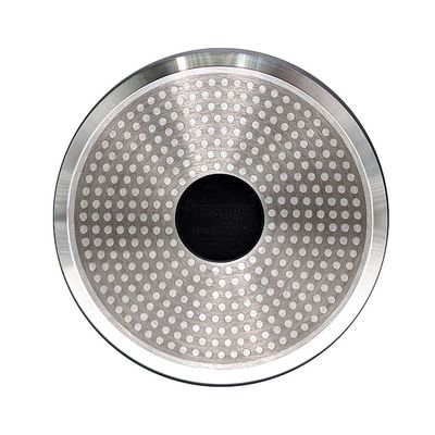 Prestige Essential Cast Aluminum black 24 cm Casserole With Glass Lid |  Non stick Induction-Based stockpot with lid - Black | 1 Year Warranty