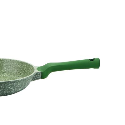 Prestige 18cm fry pan Granite Non-Stick Aluminium | Induction Base| Granite Fry Pan | Granite Skillet | PFOA & Lead Free - Green | 1 Year Warranty