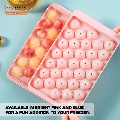 Beram 33 Grids Ice Ball Maker Pink