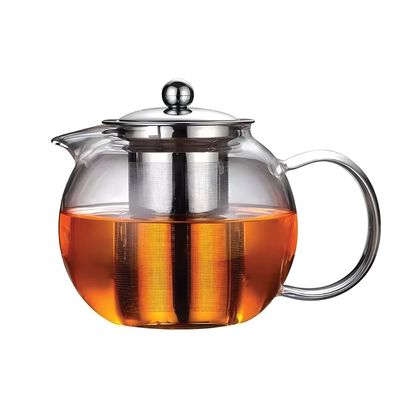 Beram 650ml Trunkless Glassw Tea Pot
