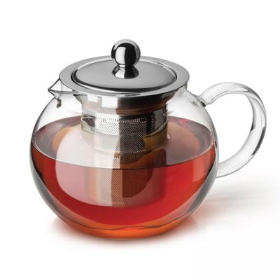 Beram 650ml Trunkless Glassw Tea Pot