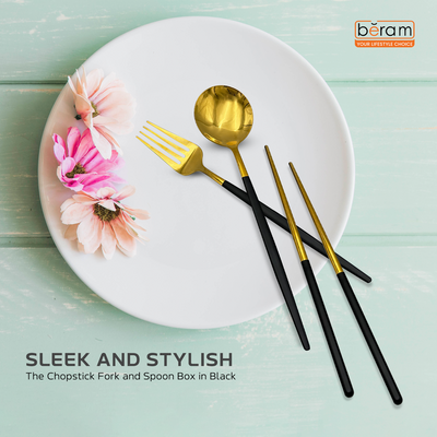 Beram Box Cutlery Set Black
