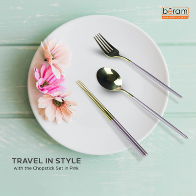 Beram Box Cutlery Set Pink