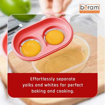Beram Egg Yolk and Egg White Separator Pink