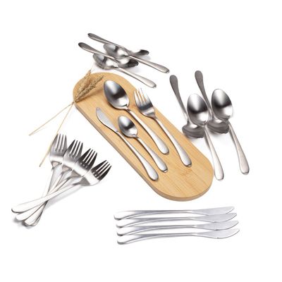 Beram Elegant Silverware 304 Stainless Steel Cutlery Set of 16 Pieces