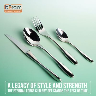 Beram Eternal Forge 304 Stainless Steel Cutlery Set of 16 Pieces