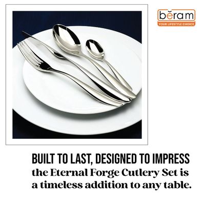 Beram Eternal Forge 304 Stainless Steel Cutlery Set of 4 Pieces