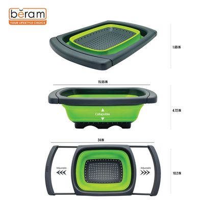 Beram Extendable and Collapsible Colander 