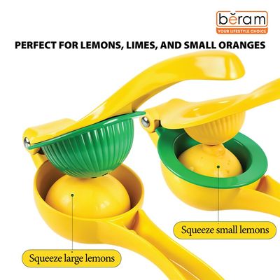 Beram Lemon Lime Squeezer, 2 in 1 Citrus Juicer