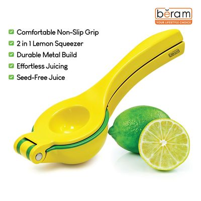 Beram Lemon Lime Squeezer, 2 in 1 Citrus Juicer