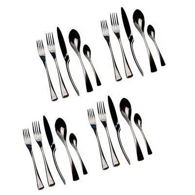 Beram Midnight Marvel Cutlery Set of 16 Pieces