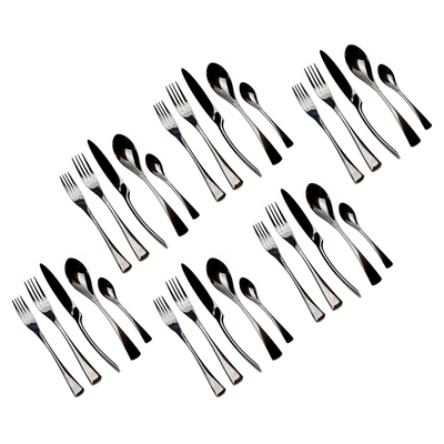 Beram Midnight Marvel Cutlery Set of 24 Pieces