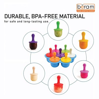 Beram Mini Popsicle Moulds Blue