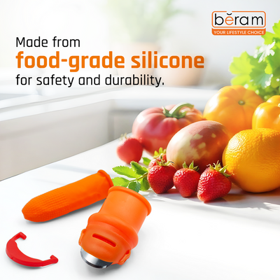 Beram Silicone Thumb Knife, Kitchen & Garden Finger Protector Glove