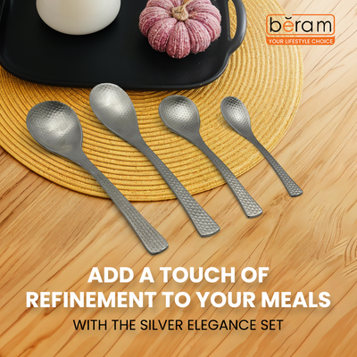 Beram Silver Elegance Cutlery Set of 9 Pieces