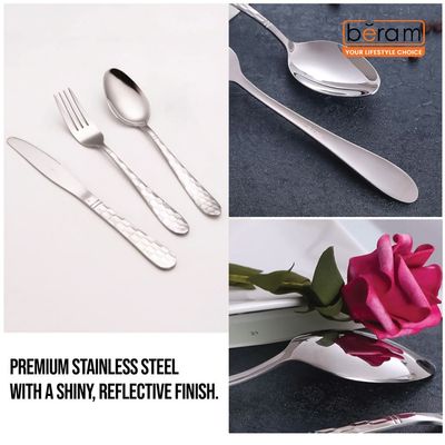 Beram Silver Trio Cutlery Set of 18 Pieces