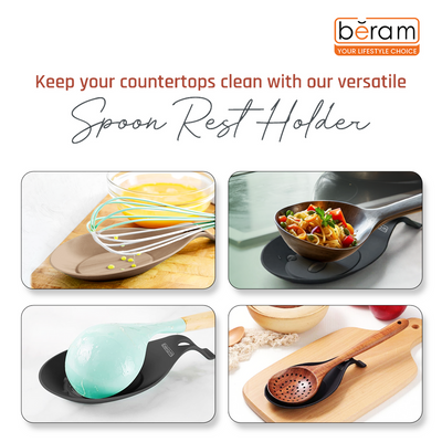 Beram Spoon Rest Holders Set of 3, Kitchen Counter Utensil Rests