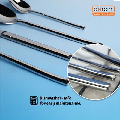 Beram Stainless Gleam 304 Stainless Steel Cutlery Set of 16 Pieces