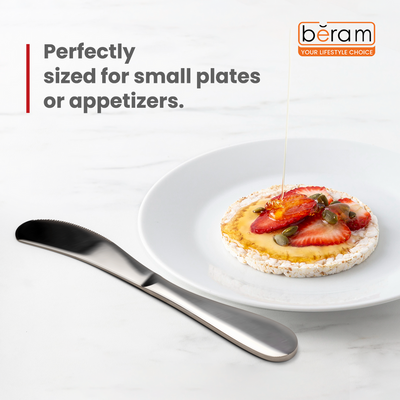 Beram Bitty Bite Silverware 304 Stainless Steel Cutlery Set of 24 Pieces