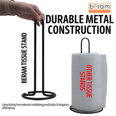 Beram Tissue Stand, Vertical Aesthetic Tissue Holder