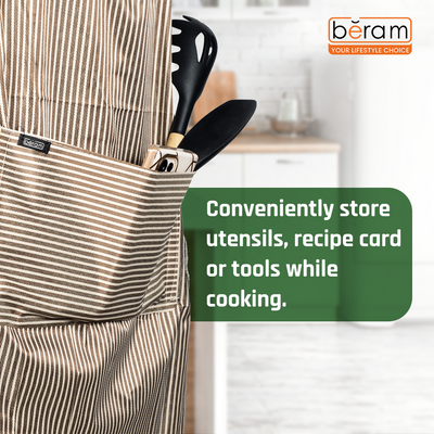 Beram Unisex Bib Apron Green Beram Unisex Bib Apron Green
